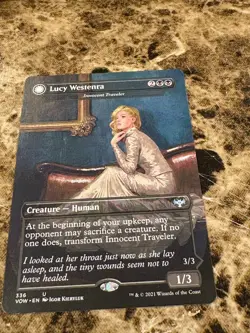 LUCY ARISEN VAMPIRE/LUCY WESTENRA Magic MTGInnistrad Crimson Vow Borderless - Image 2