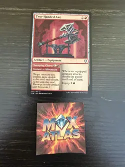 MTG - Two-Handed Axe - NM - Baldur's Gate - Magic the Gathering - 203 - Image 1