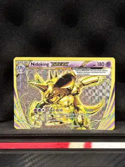 Nidoking BREAK 46/108 Rare BREAK Pokemon TCG XY - Evolutions VLP - Image 1