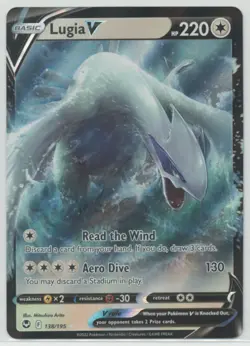 Lugia V 2022 Pokemon SWSH Silver Tempest Ultra Rare #138/195 - Image 1