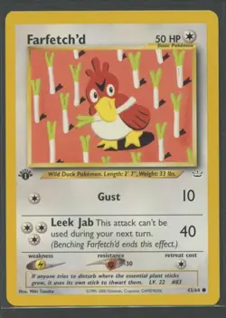 Farfetch´d 1. Edition | Neo Revelation 43/64 | Pokemon Karte EN EXC Porenta 2000 - Image 1