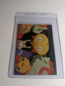 The Story of Mewtwo Pokemon Topps Silver Foil Mewtwo Strikes Back #24 Blue Logo - Image 1