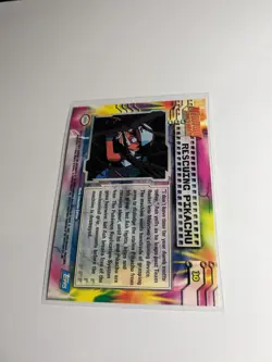 TOPPS Pokemon MOVIE ANIMATION EDITION #30 Rescuing Pikachu Foil blue Logo - Image 5