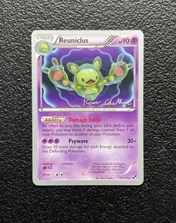 Pokemon TCG - Reuniclus 57/114 - 2011 World Championship Ross Cawthon Stamped! - Image 1