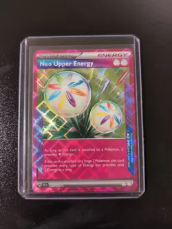 Pokemon TCG Neo Upper Energy 162/162 Temporal Forces Near Mint Or Better - Image 1
