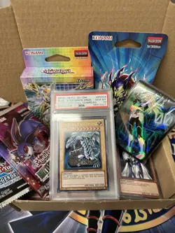 Yugioh PSA Bundle - Sealed, Booster, PSA 9+ - Image 1
