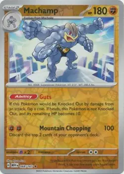 Machamp 68/165 Reverse Holo | 151 | Pokemon Card - Image 1