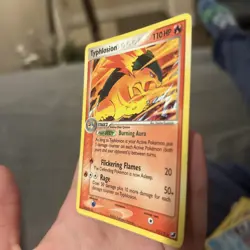 2005 Pokemon Card Typhlosion Ex Unseen Forces 17/115 Golden Sky Theme Deck - Image 2