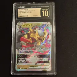 Pokemon Giratina VSTAR CGC Pristine 10 Lost Abyss 081/100 Holo Japanese Card - Image 1