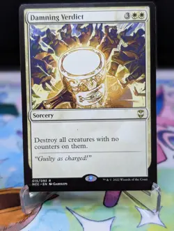 MTG Commander: Streets of New Capenna- Damning Verdict 015 Regular - Image 1