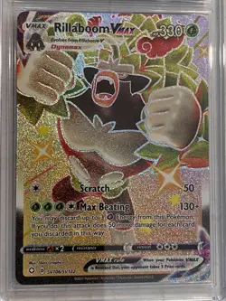 2021 Pokemon Shining Fates Rillaboom VMAX SV106/SV122 CGC 9.5 With Sub Grades - Image 2