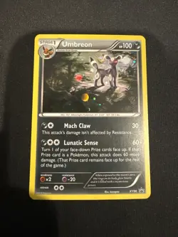 Umbreon XY96 100 HP Mach Claw Lunatic Sense Pokemon TCG XY Regular - Image 1
