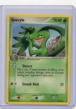 Grovyle 32/100 EX Crystal Guardians Pokemon MP - Image 1