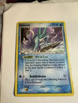 Pokemon TCG Suicune 4/17 POP Series 2 Holo Rare MP - Image 1