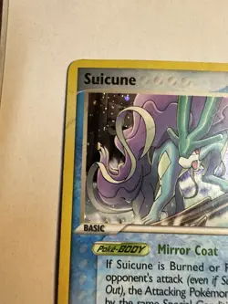 Pokemon TCG Suicune 4/17 POP Series 2 Holo Rare MP - Image 2