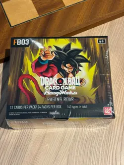 Dragon Ball Super Card Game Fusion World Raging Roar Booster Box FB03 New SEALED - Image 1