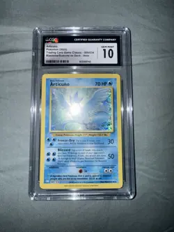 Articuno 009/034 Trading Card Game Classic Holo CGC 10 Gem Mint - Image 1