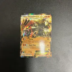 Pokemon TCG Groudon EX Holo Ultra Rare 54/108 Dark Explorers 180HP English Card - Image 1