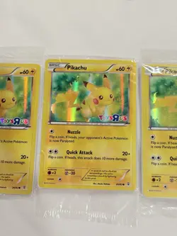 x1 Pikachu - Toys R Us Promo Pokemon Card 26/83 Holo SEALED! MINT 2016 - Image 3