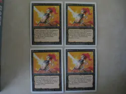 MTG --- Revised -- Paralyze x4 -- LP -- (4 sets of 4 Cards for sale). - Image 3