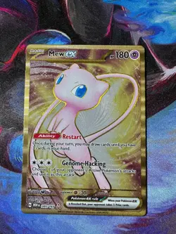 Mew ex (151 Metal Card) 205/165 Sv: Scarlet & Violet 151 Pokemon TCG - Image 1