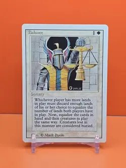 ⚪⚪⚪ 1994 MAGIC The Gathering BALANCE REVISED 3RD EDITION PLAYED ⚪⚪⚪ - Image 1