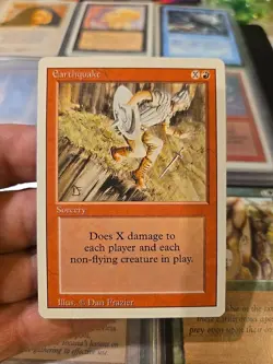 MTG Revised Earthquake Never Played Check Pics - Image 1