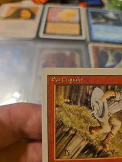 MTG Revised Earthquake Never Played Check Pics - Image 2