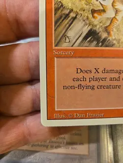 MTG Revised Earthquake Never Played Check Pics - Image 5