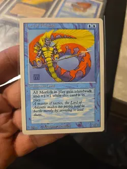 MTG Revised Lord of Atlantis Never Played M/NM - Image 1