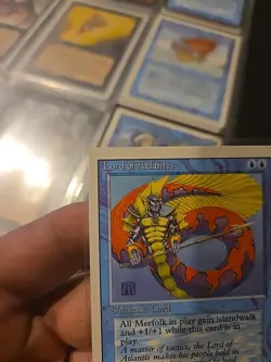 MTG Revised Lord of Atlantis Never Played M/NM - Image 2