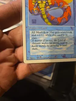 MTG Revised Lord of Atlantis Never Played M/NM - Image 5