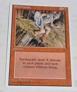 Earthquake MTG Core Set 4th Edition Regular - Image 1