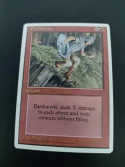 Magic the Gathering ~ MTG ~ 1x Earthquake ~ Fourth Edition ~ 4Ed ~ M/NM - Image 1