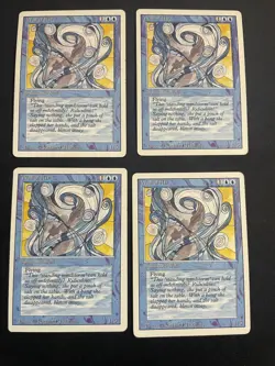MtG X4 Wall of Air Revised Magic the Gathering - Image 1