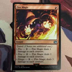 3x Fire Magic - Final Fantasy - Magic the Gathering MTG - Image 3