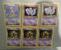 Lot Of 6 Original Mewtwo Pokemon Cards Holographic - Image 2