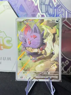 N's Zorua #189 Pokemon Journey Together Promo Black Star English Near Mint - Image 1