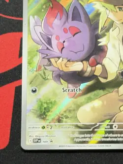 N's Zorua #189 Pokemon Journey Together Promo Black Star English Near Mint - Image 5