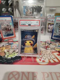 PSA 9 - Pikachu with Grey Felt Hat SVP085 Van Gogh Promo - Pokemon TCG - Image 1