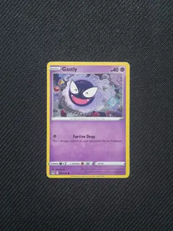 Pokemon TCG Gengar 066/196 Lost Origin Holo Haunter 065/196 Gastly 64/196 - Image 2