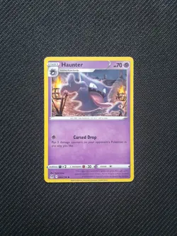 Pokemon TCG Gengar 066/196 Lost Origin Holo Haunter 065/196 Gastly 64/196 - Image 3