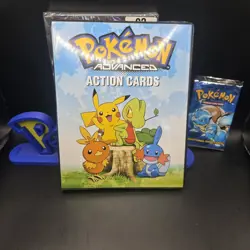 Official 2004 Pokemon Advanced Action Card Folder no cards - Image 1