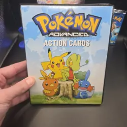 Official 2004 Pokemon Advanced Action Card Folder no cards - Image 4