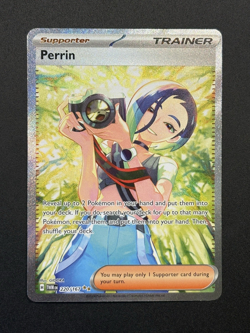 Perrin Trainer 220/167 Twilight Masquerade Pokemon Card - Image 1