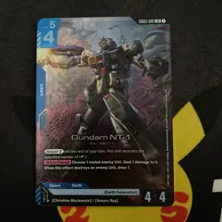 Gundam NT-1 - GD03-001 - Gundam Card Game - Steel Rising - English - Image 1