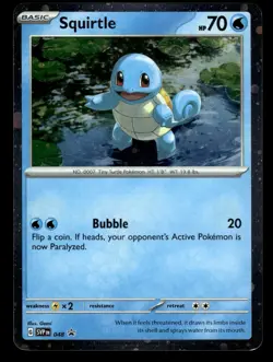 Bulbasaur SVP 046 Charmander 047 Squirtle 048 Black Star Promo Pokemon Card - Image 4