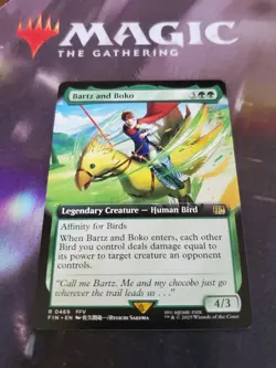 Mtg. Bartz and Boko. Borderless. Final Fantasy. Pack Fresh - Image 1