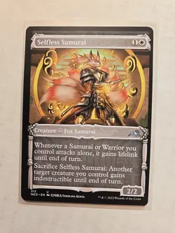 Selfless Samurai (Showcase) - Kamigawa: Neon Dynasty - LP - Uncommon - Creature - Image 1