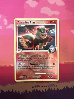 Pokemon Card Arcanine Crosshatch League Promo 15/147 Near Mint - Image 1